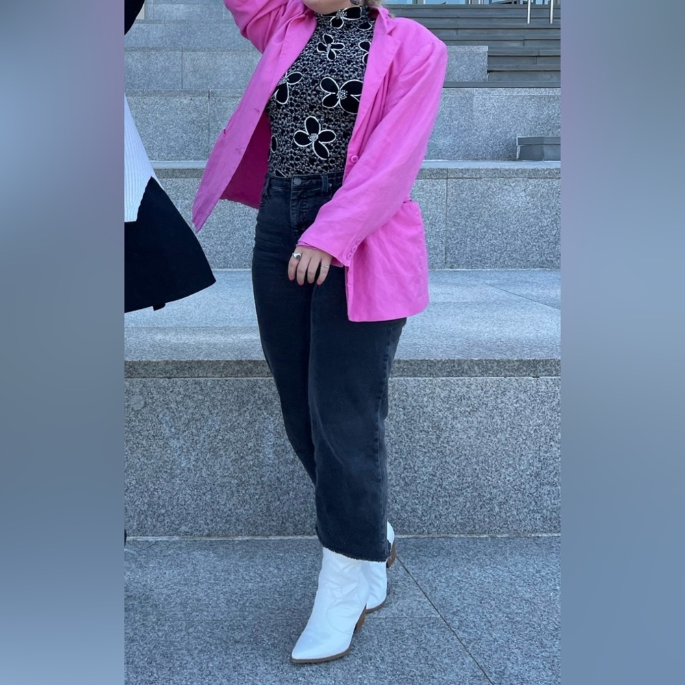 Women's Adolfo Studio Pink Blazer